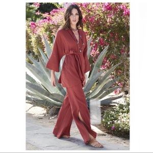 Johnny Was Calme Short Gauze Short Kimono NWT